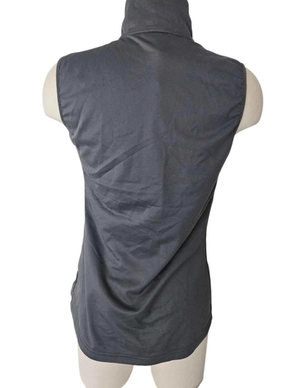 NWT Nike Women's Dark Gray Quilted Hybrid Vest - Picture 5 of 8